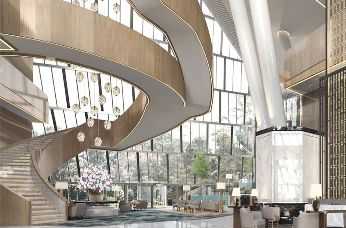 未來智能風(fēng)格的高端酒店設(shè)計(jì)，將科技與人性化設(shè)計(jì)巧妙融合